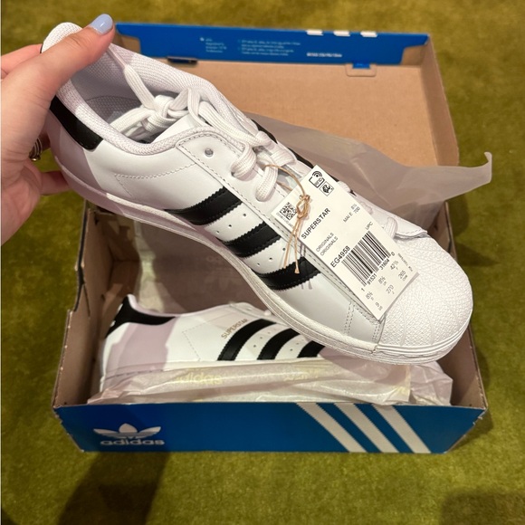 Brand new Adidas white superstars - Picture 2 of 3